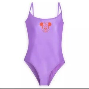 Minnie Mouse Swimsuit for Women Disney Parks Purple Size Large